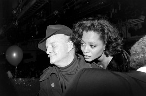 Truman Capote and Diana Ross attend a New Year's Eve party at Studio 54 in New York City beginning on Dec. 31, 1978, and concluding on Jan. 1, 1979.