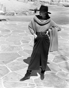 Donna Karan Collection Fall 1986 RTW Advance shoot in and around New York's Central Park.