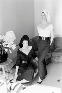 Doreen Erickson and Margaret Donohoe in the Donna Karan Collection Summer RTW 1987 Advance.