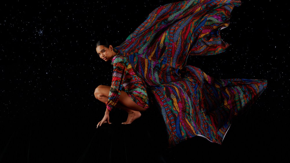 A look from the Farm Rio x Yawanawá capsule.