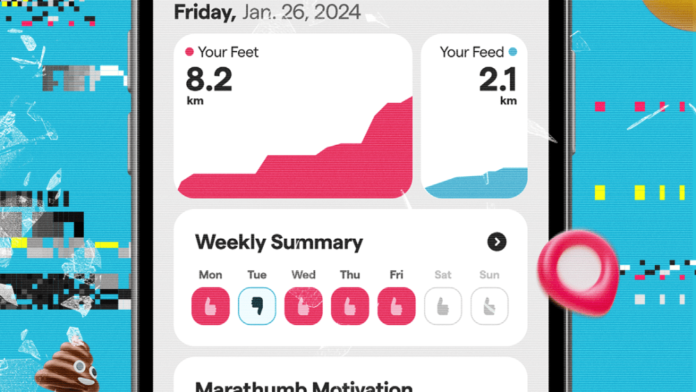 Marathumb Challenge app