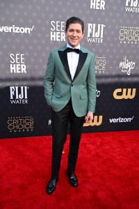 Michael Zegen at The 29th Critics' Choice Awards held at The Barker Hangar on January 14, 2024 in Santa Monica, California.