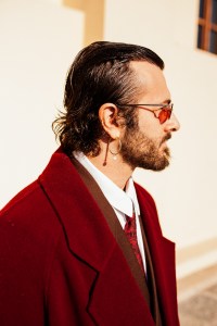 Street style at Pitti Uomo 105 in Florence, Italy.