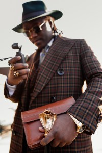 Street style at Pitti Uomo 105 in Florence, Italy.