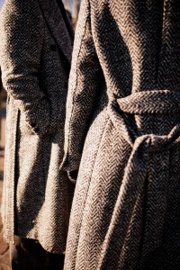 Street style at Pitti Uomo 105 in Florence, Italy.