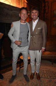MILAN, ITALY - JUNE 20: Jim Nelson and Brunello Cucinelli attend GQ Party for Jim Moore during Milan Menswear Fashion Week Spring/Summer 2016 at Casa Degli Atellani on June 20, 2015 in Milan, Italy.  (Photo by Jacopo Raule/Getty Images for GQ)