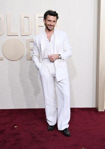 Jonathan Bailey at the 81st Golden Globe Awards.