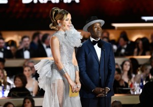Kate Beckinsale and Don Cheadle at the 81st Golden Globe Awards.
