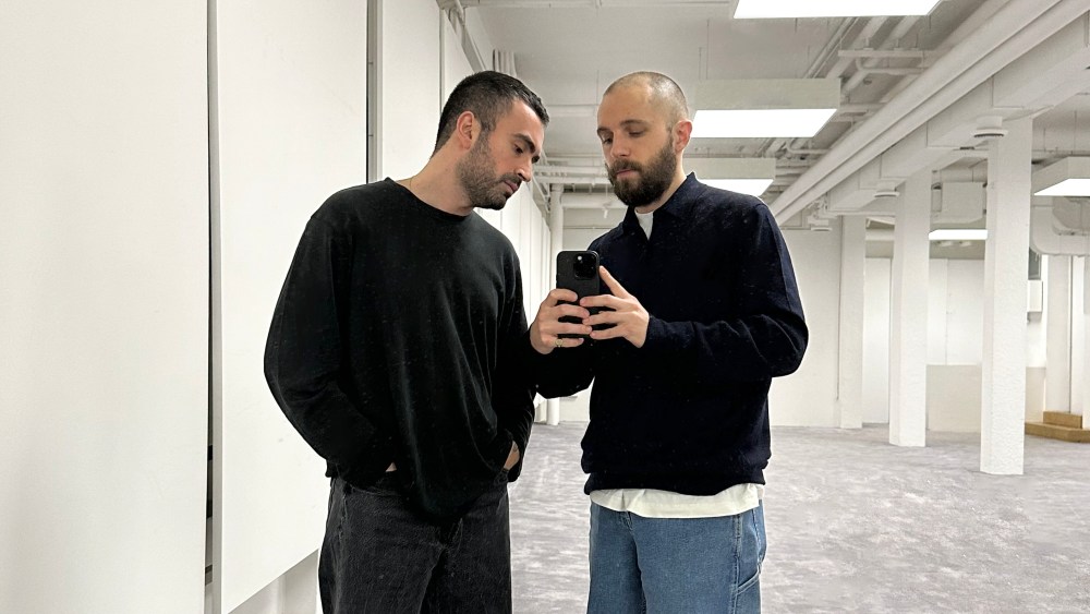 Sunnei's founders Simone Rizzo and Loris Messina.