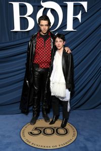 PARIS, FRANCE - SEPTEMBER 30: Marine Serre (R) and guest attend the #BoF500 gala during Paris Fashion Week Spring/Summer 2020 at Hotel de Ville on September 30, 2019 in Paris, France. (Photo by Pascal Le Segretain/Getty Images for The Business of Fashion)