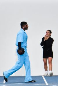 PARIS, FRANCE - JUNE 25: Fashion designer Marine Serre walks the runway during the Marine Serre Ready to Wear Spring/Summer 2023 fashion show as part of the Paris Men Fashion Week on June 25, 2022 in Paris, France. (Photo by Victor VIRGILE/Gamma-Rapho via Getty Images)