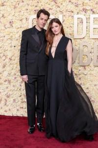 Mark Ronson and Grace Gummer in Gucci