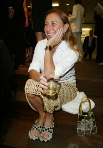 Designer Miuccia Prada attends the Prada Store Opening party on Rodeo Drive in Los Angeles.