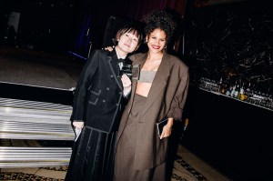 Celine Song and Zazie Beetz