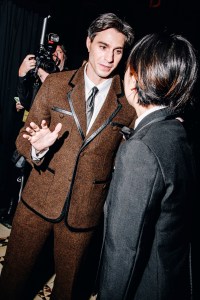 Gideon Glick and Celine Song