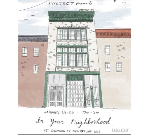 The invitation to Project Presents:  In Your Neighborhood.