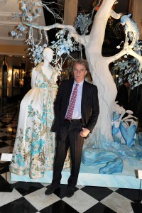 Sir Paul Smith attends a party for the unveiling of Dior's Christmas tree at Claridges.