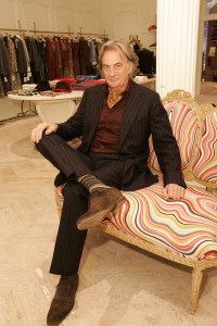 Designer Paul Smith at his new SoHo store at 142 Greene Street.