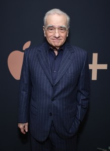 Martin Scorsese at the Apple TV + cocktail reception.