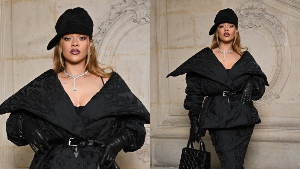 Rihanna, Dior, haute couture, fashion week, fashion show, runway, celebrity style