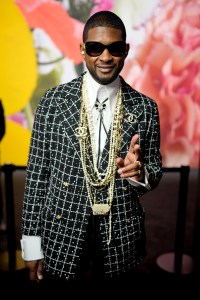 Usher at Chanel Ready To Wear Spring 2024 held at Grand Palais Ephémère on October 3, 2023 in Paris, France.