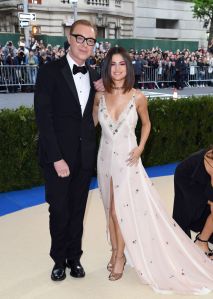 NEW YORK, NY - MAY 01:  Stuart Vevers and Selena Gomez attend the "Rei Kawakubo/Comme des Garcons: Art Of The In-Between" Costume Institute Gala at the Metropolitan Museum of Art on May 1, 2017 in New York City.  (Photo by Karwai Tang/WireImage)