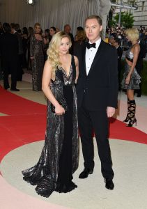 NEW YORK, NY - MAY 02:  Chloe Grace Moretz (L) and Stuart Vevers attend the 'Manus x Machina: Fashion in an Age of Technology' Costume Institute Gala at the Metropolitan Museum of Art on May 2, 2016 in New York City.  (Photo by George Pimentel/WireImage)