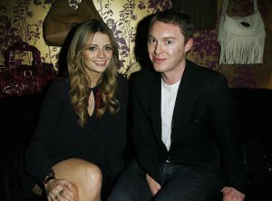 Mischa Barton and Stuart Vevers-Designer for Mulberry (Photo by Donato Sardella/WireImage for Mulberry )