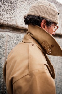 Street style at Pitti Uomo 105 in Florence, Italy.