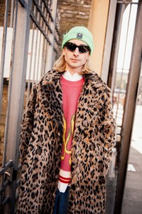Street style at Pitti Uomo 105 in Florence, Italy.