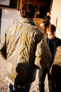 Street style at Pitti Uomo 105 in Florence, Italy.