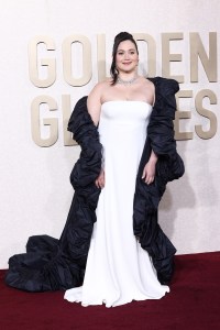 Lily Gladstone at the 81st Golden Globe Awards held at the Beverly Hilton Hotel on January 7, 2024 in Beverly Hills, California.