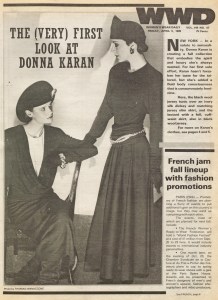 The cover of WWD April 5, 1985.