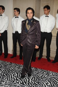 Zac Posen attends the Metropolitan Museum of Art's 2009 Costume Institute gala.