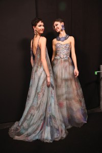Backstage at Armani Privé Couture 2024