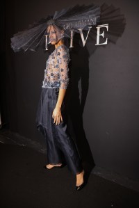 Backstage at Armani Privé Couture 2024
