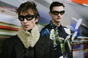 Backstage at MSGM Men's Fall 2024