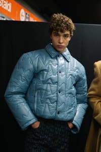 Backstage at MSGM Men's Fall 2024
