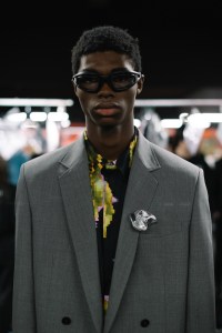 Backstage at MSGM Men's Fall 2024