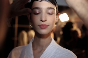 Backstage at Viktor & Rolf Couture Spring 2024