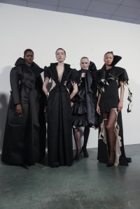 Backstage at Viktor & Rolf Couture Spring 2024