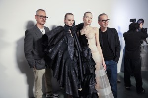 Backstage at Viktor & Rolf Couture Spring 2024