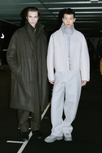 Backstage at Zegna Men's Fall 2024