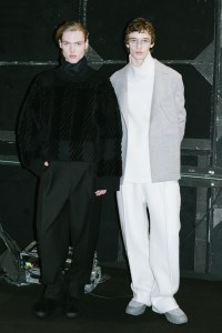 Backstage at Zegna Men's Fall 2024
