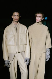 Backstage at Zegna Men's Fall 2024