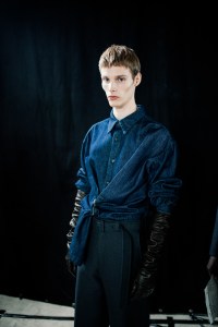 Backstage at Dries Van Noten Men's Fall 2024