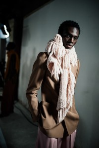 Backstage at Dries Van Noten Men's Fall 2024