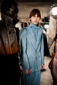 Backstage at Dries Van Noten Men's Fall 2024