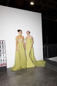 Backstage at Elie Saab Couture Spring 2024