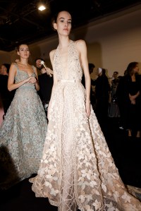 Backstage at Elie Saab Couture Spring 2024